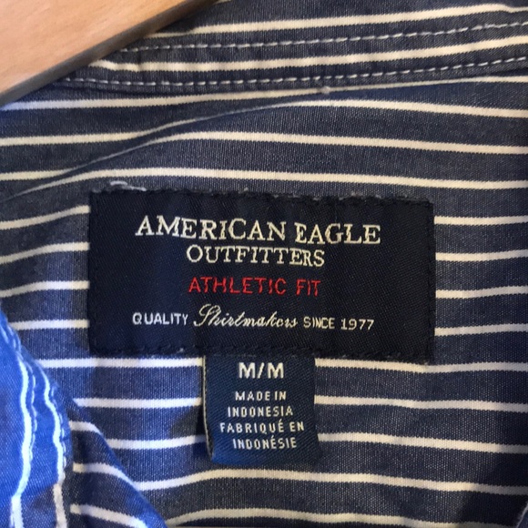 American Eagle Striped Button Down - Picture 5 of 6